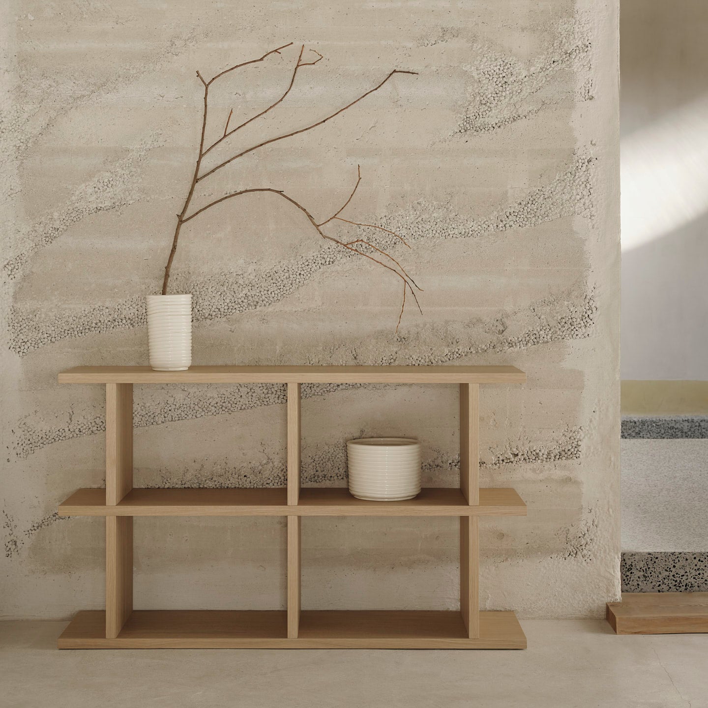 Ferm Living Kona Stellingkast 2 x 2 - Natural