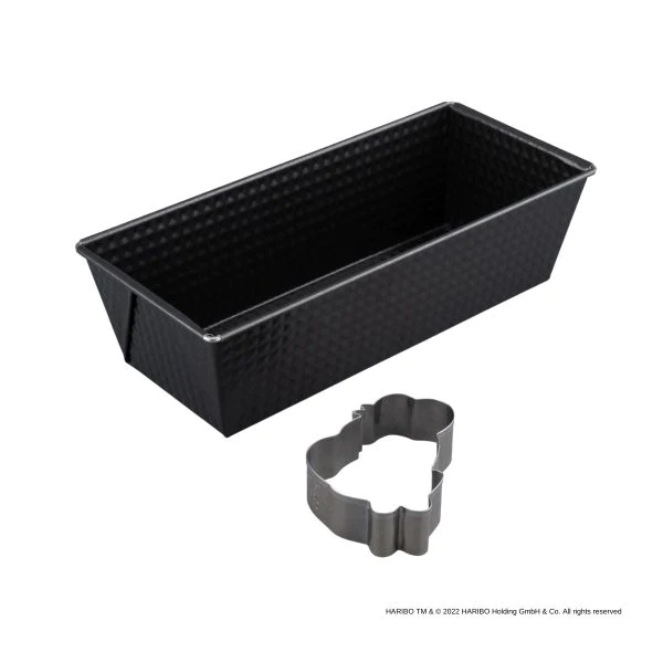 Moule à cake 25 cm avec emporte-pièce Haribo Zenker