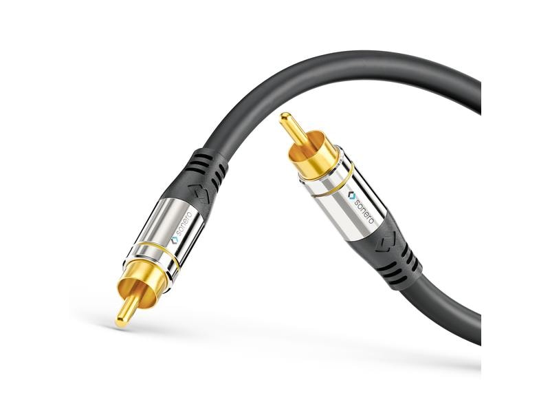 sonero Audio-Kabel Cinch - Cinch 1 m Sonero Cinch auf Cinch Audio Kabel