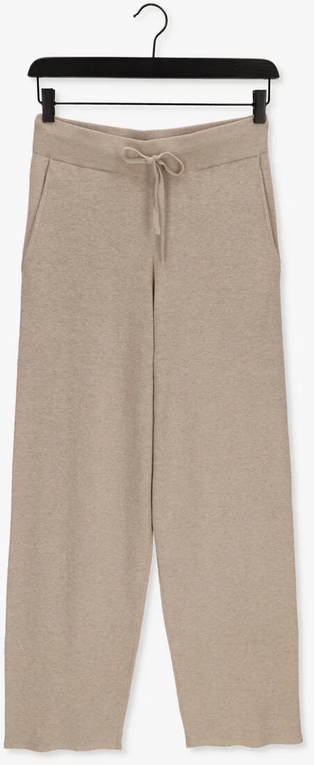 KNIT-TED zand knit-ted wijde broek noor pant