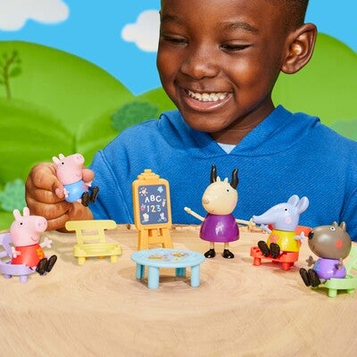 Peppa Gris Lekeplass Figursett med Tilbehør