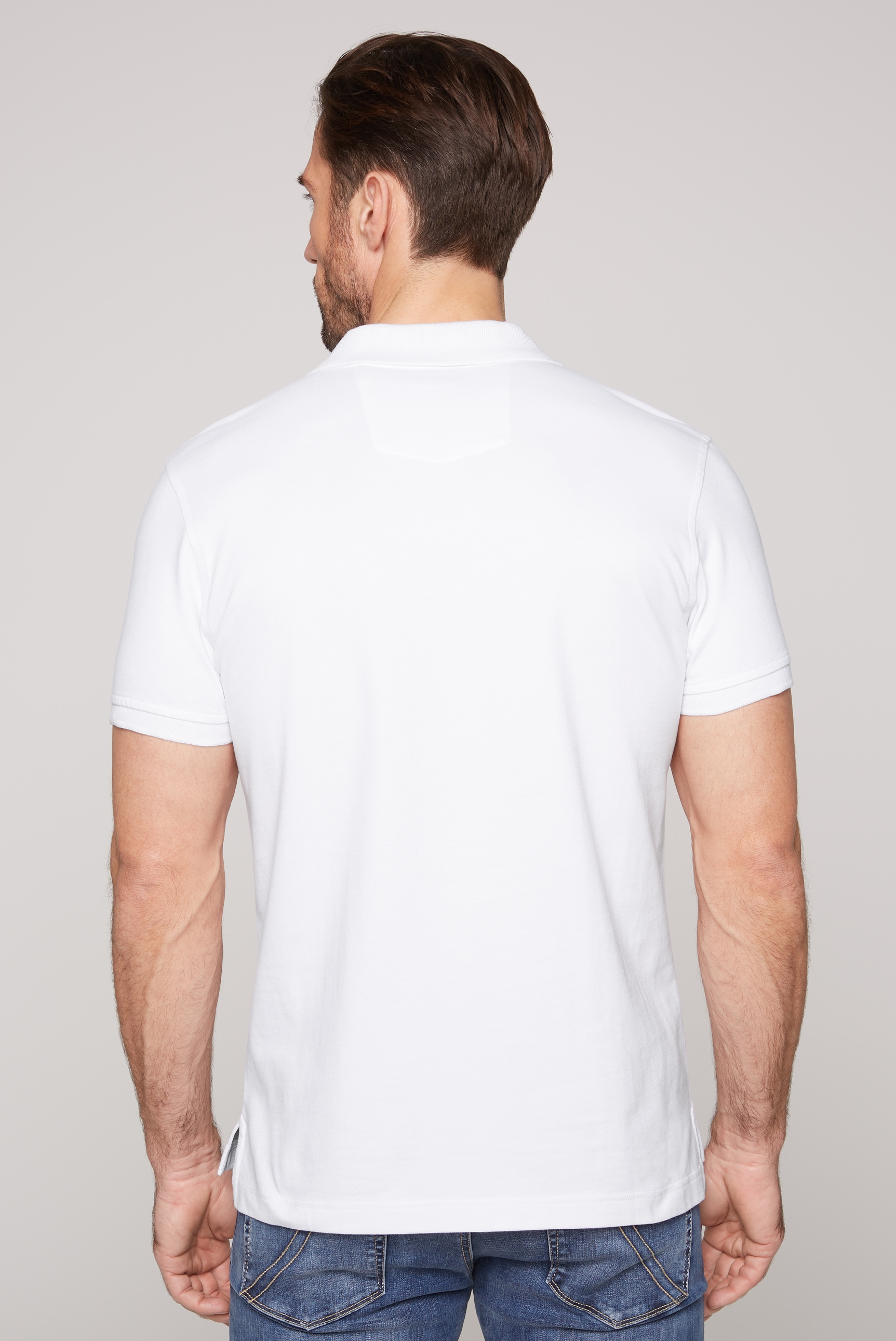 CAMP DAVID Poloshirt , mit kleiner Logo-Stickerei auf Brusthöhe