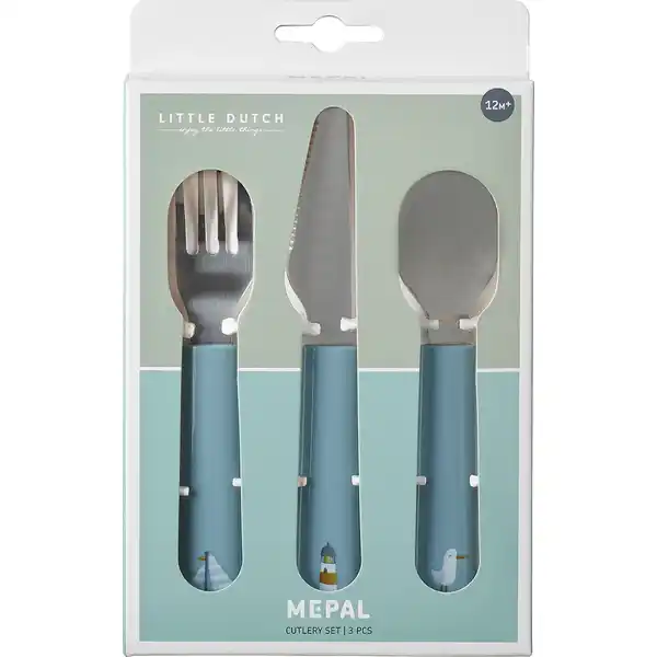 Kinder Besteckset Mio Sailors Bay 3-teilig