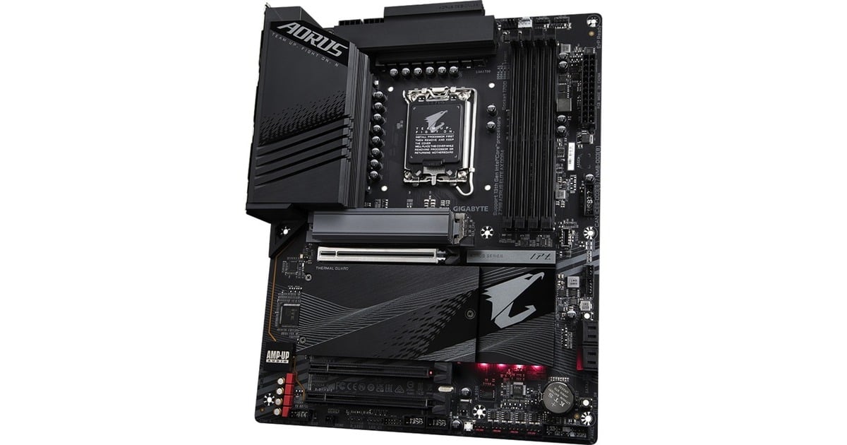 GIGABYTEZ790 AORUS ELITE AX socket 1700 moederbord  (Zwart, RAID, 2,5Gb-LAN, WLAN, BT, Sound, ATX)