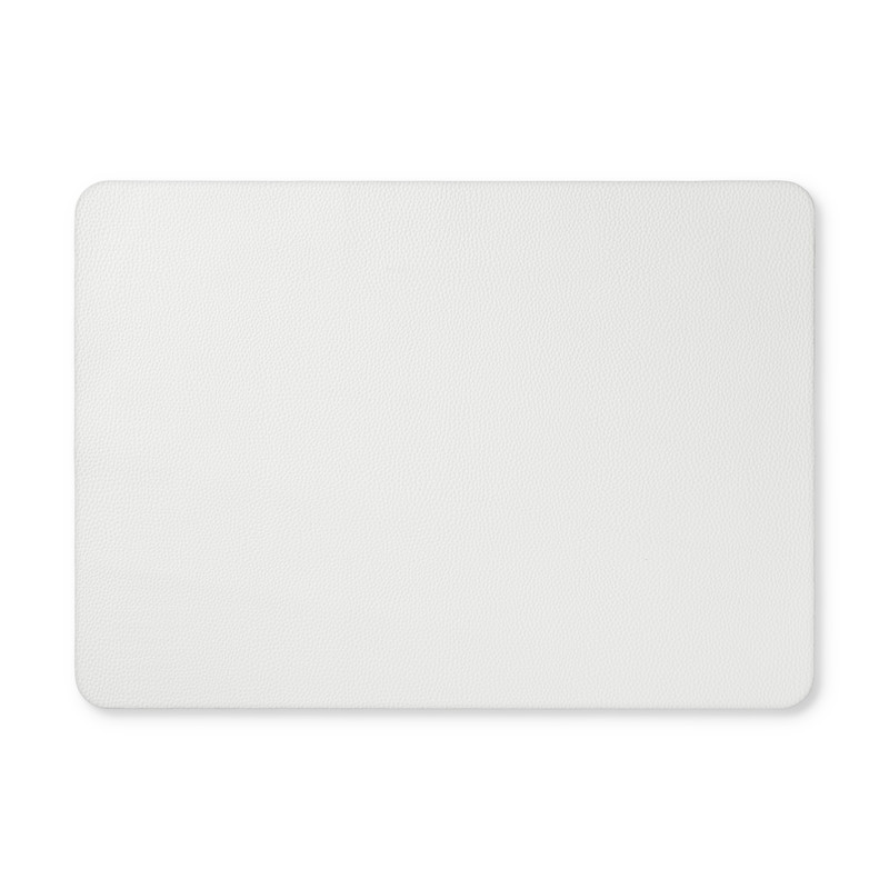 Placemat PU leer - crème - 33x46 cm