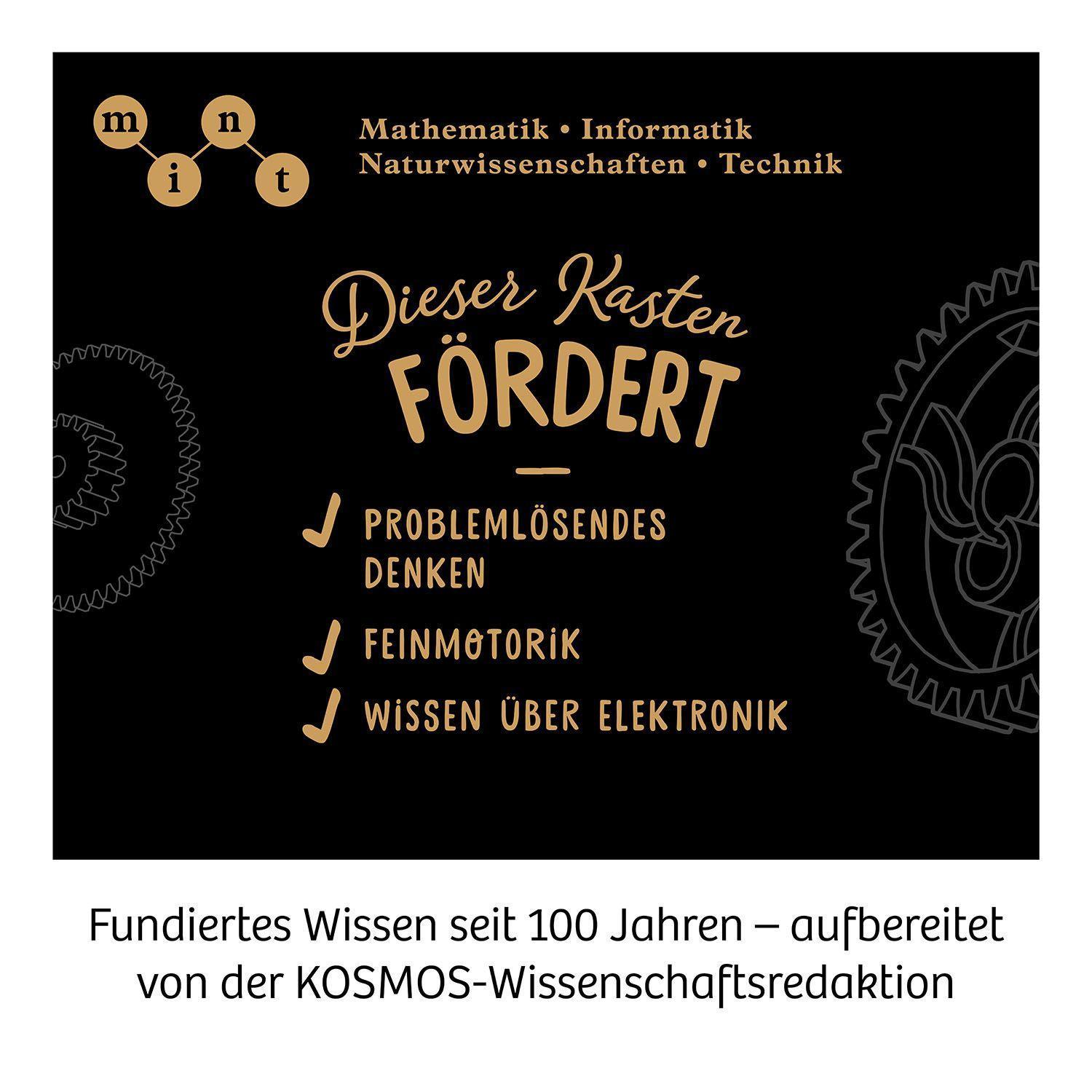 Bausatz RUFUS - DEIN DAMPF-ROBOTER in blau