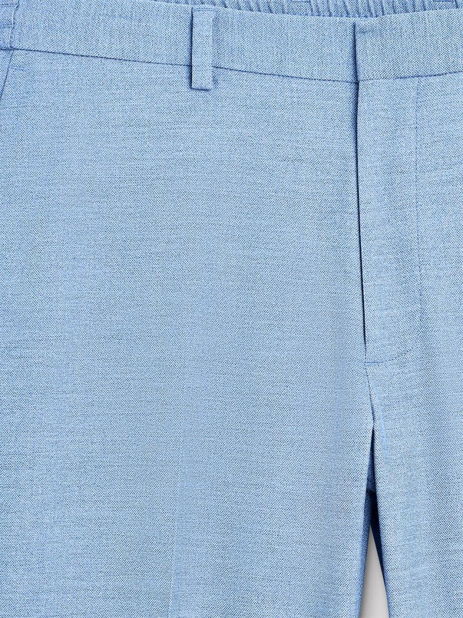 Pantalon coordonnable faux uni
