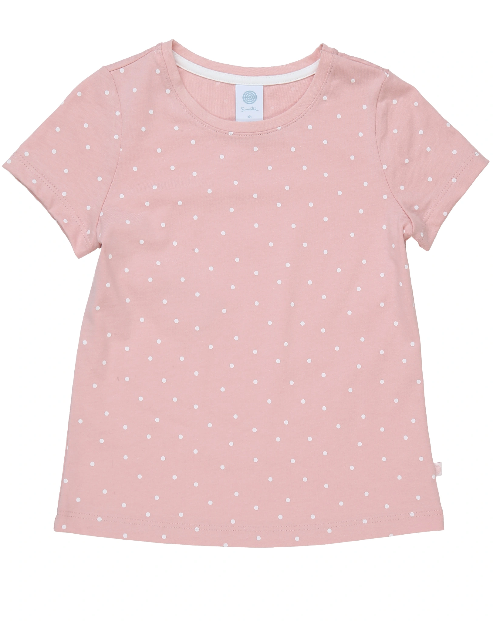 Schlafanzug WHITE DOTS kurz in rosa