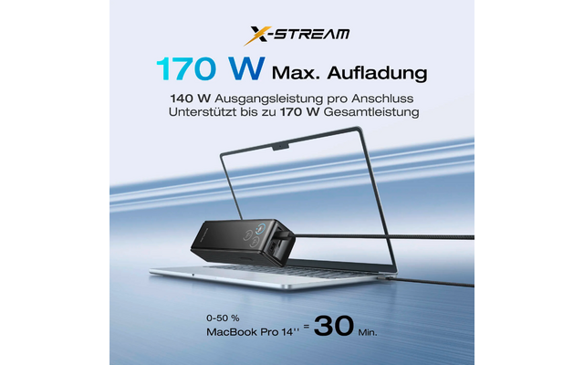 EcoFlow Rapid 25K USB-C Powerbank 25 000 mAh / 170 W