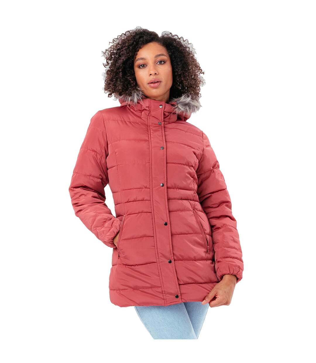 Hype - Manteau - Femme (Rose) - UTHY6955