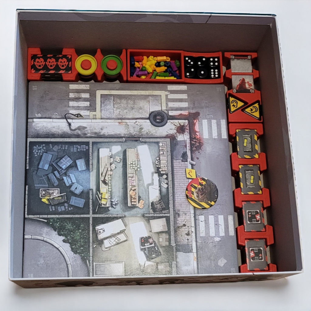 Zombicide 2ème édition - Rangement insert rouge compatible