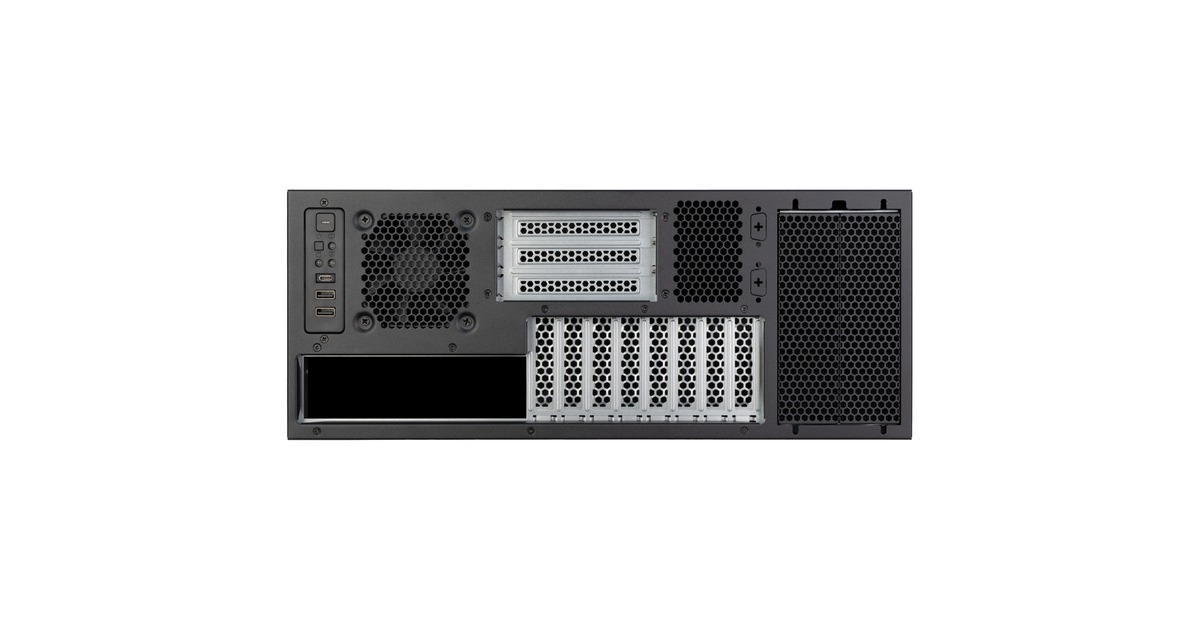 SilverStoneRM47-502-I rack behuizing  (Zwart)