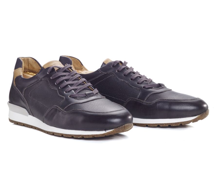 Sneakers homme Charbon Patiné - CANBERRA II