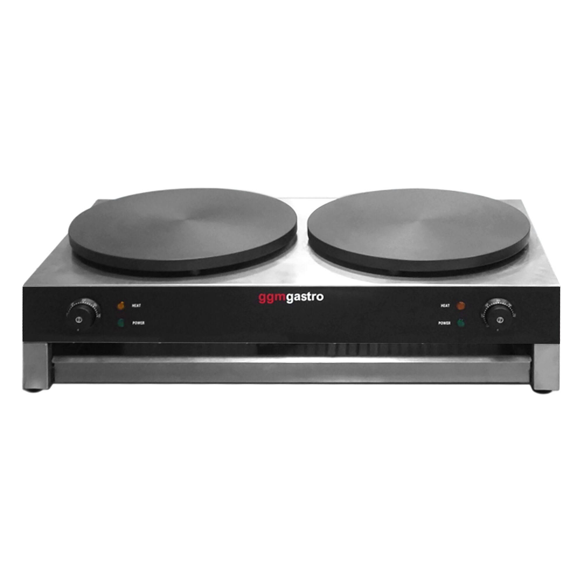ggm gastro Crêpes-Gerät mit 2 Platten