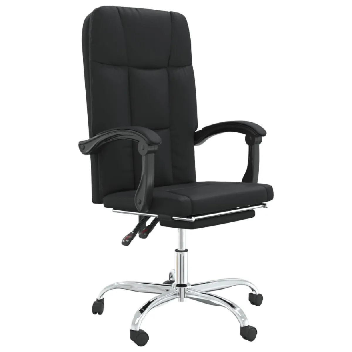 vidaXL Fauteuil inclinable - Noir