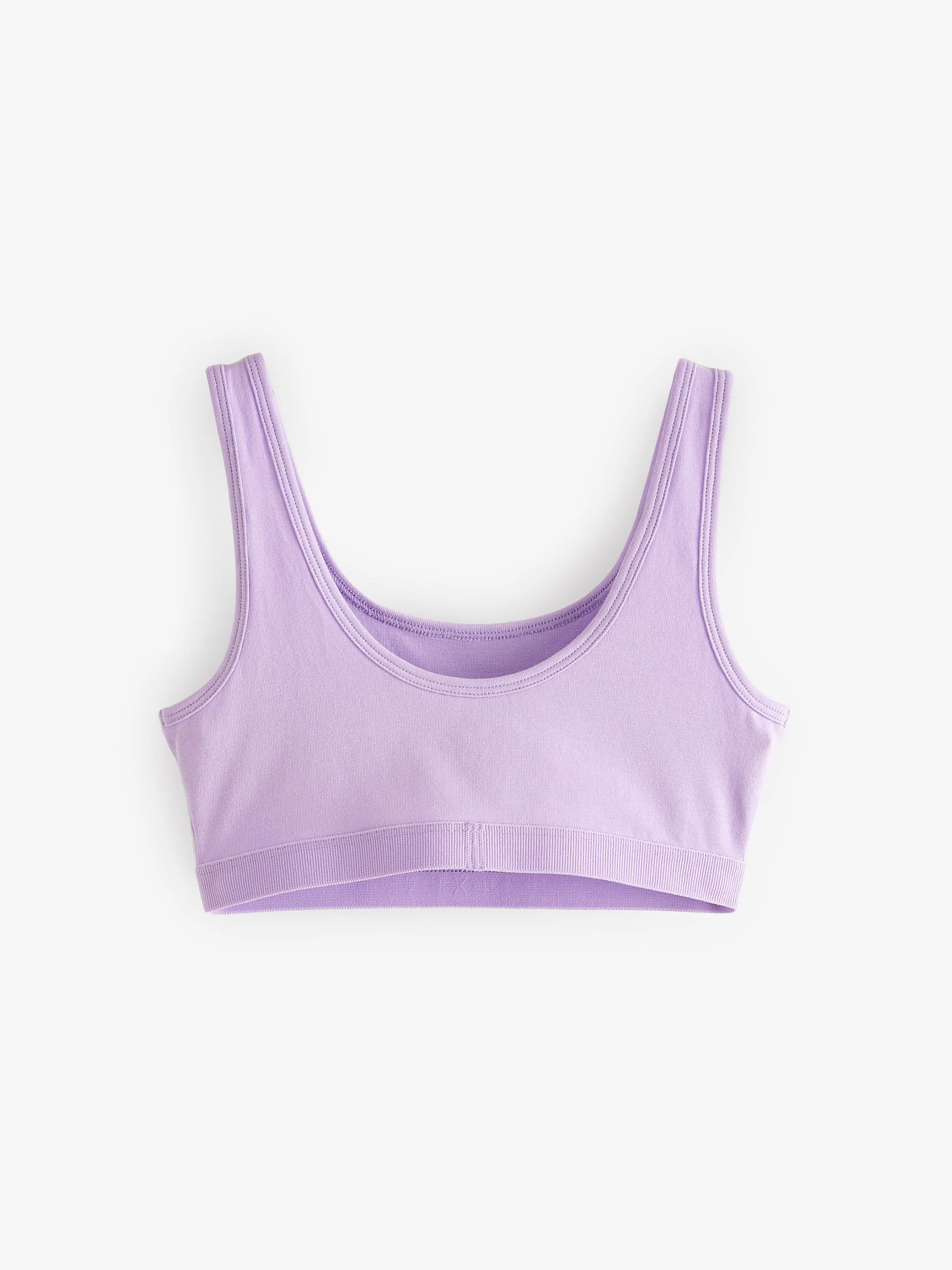 Pastelkleurig - Crop top met ronde hals (5-16jr)