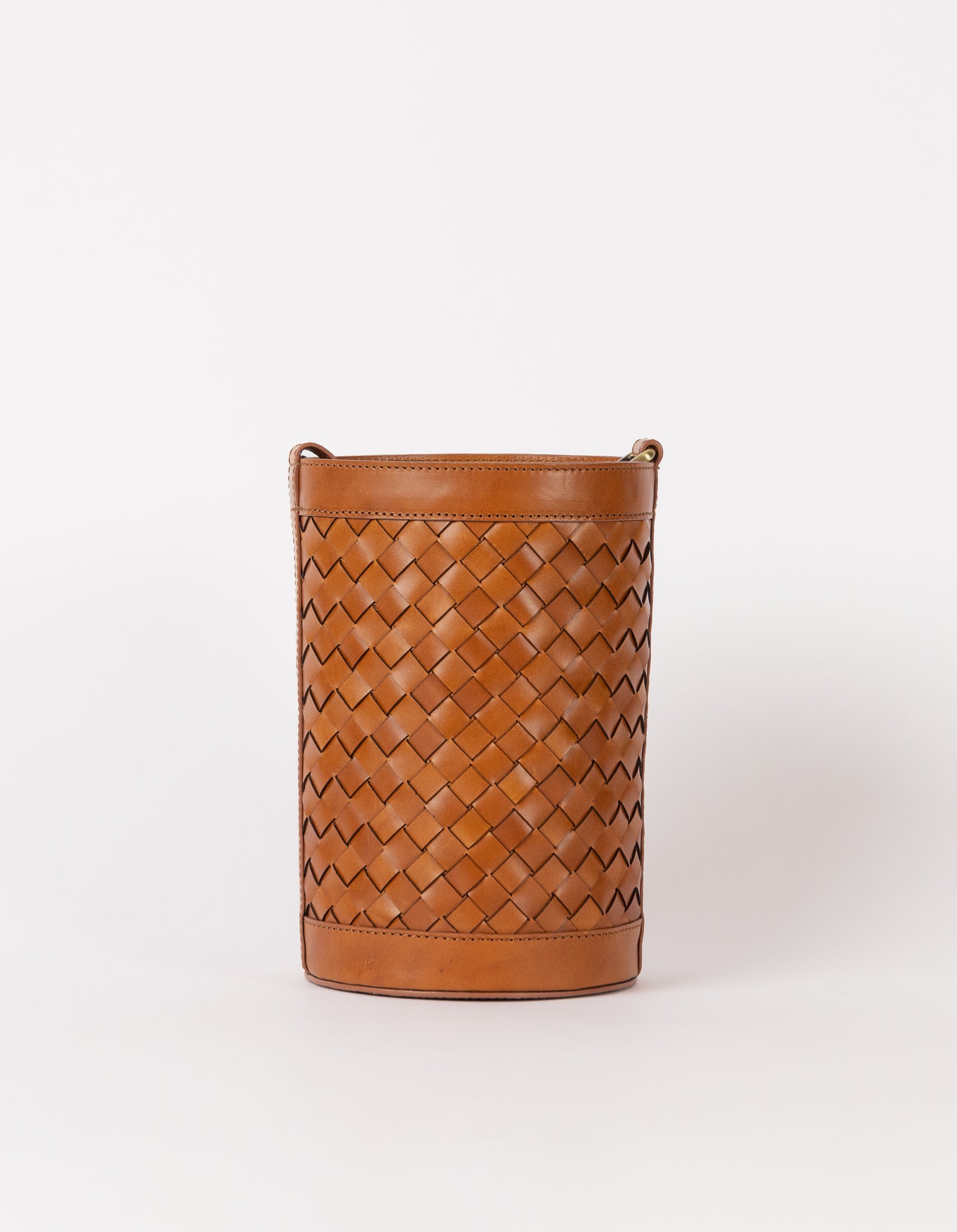 Zola - Cognac Woven Classic Leather