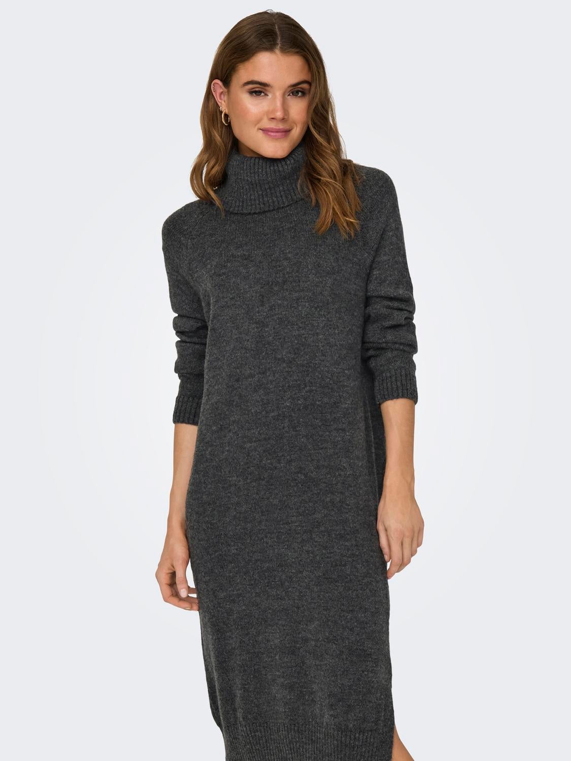 ONLBRANDIE Kurzes Kleid Dark Grey Melange