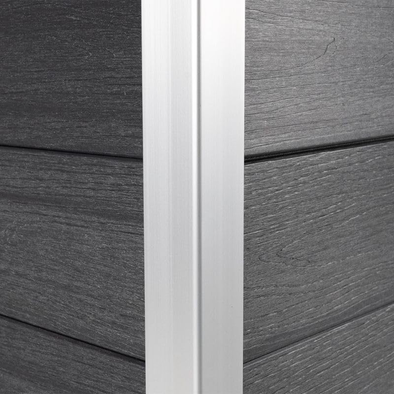 HORI WPC-Hochbeet Pflanzkasten Gemüsebeet Frühbeet Gartenbeet | 3 Größen verfügbar | Farbe: Anthrazit mit Holzoptik | Langlebig, wetterfest & pflegeleicht Größe: 160 x 70 x 75 cm