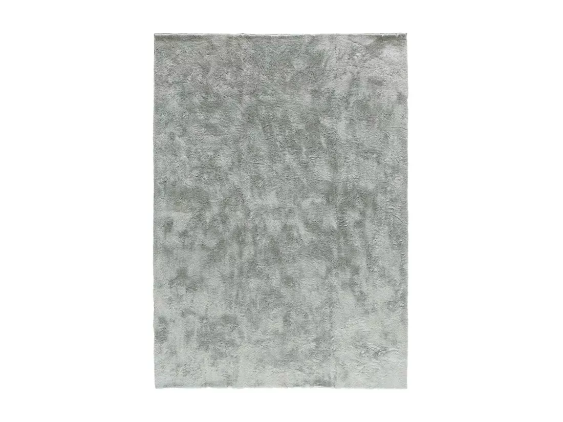 Tapis intérieur - shaggy uni - argent - 160 x 230 cm - ROMA