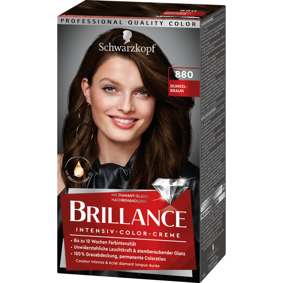 Schwarzkopf Brillance Intensiv-Color-Creme Kaschmir Rot 842