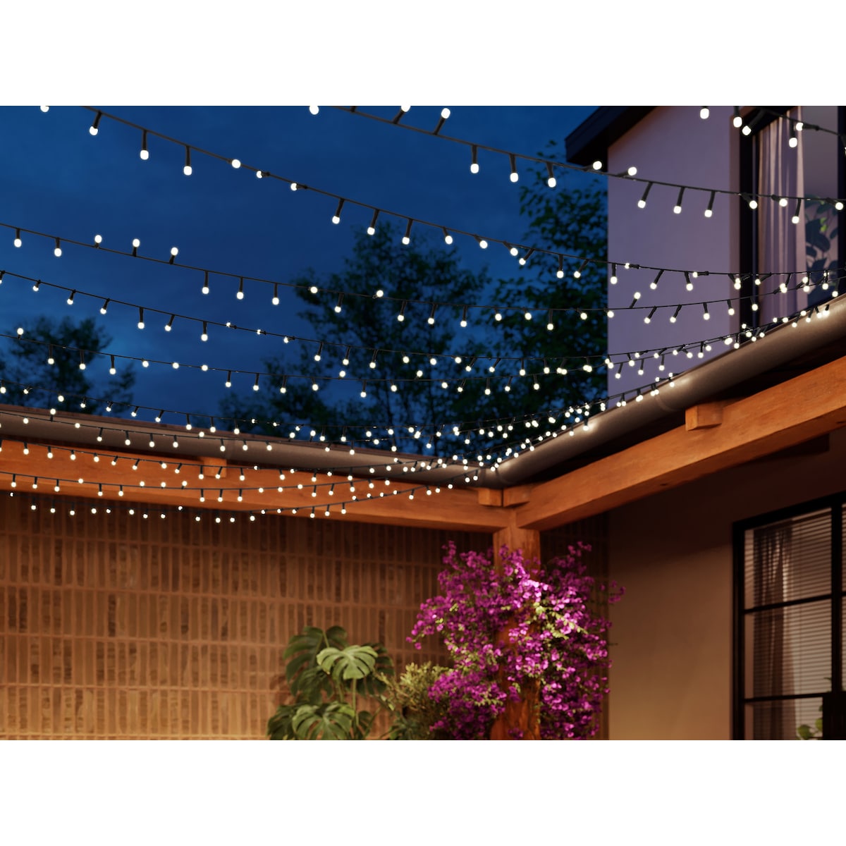 Philips Hue Festavia utendørs lyslenke 14W 20m