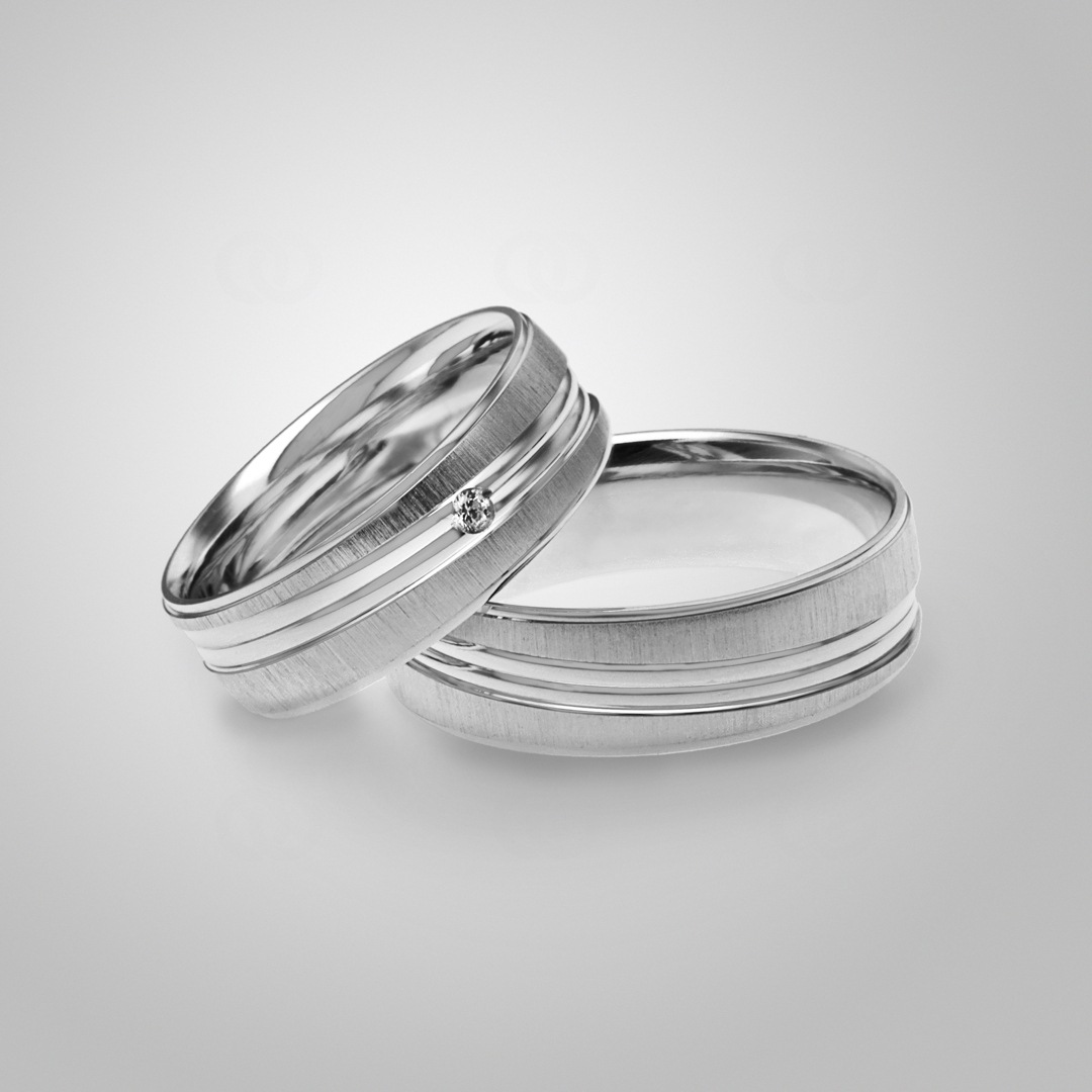 Paarringe 925 Silber Milano