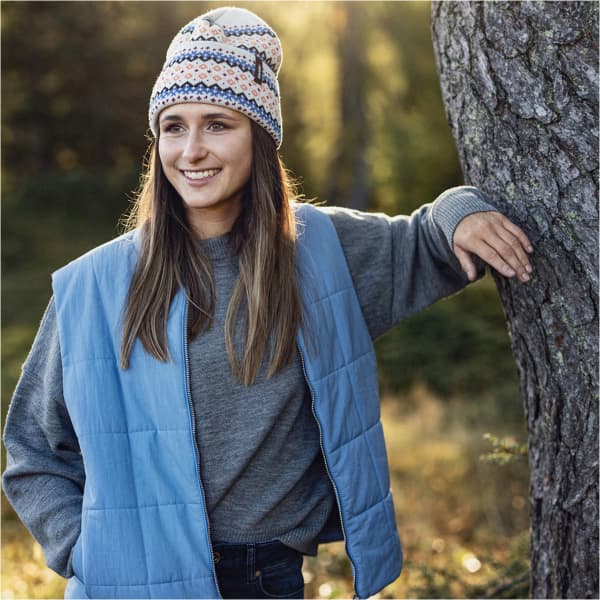 Bonnet ski EISBÄR NORTH MÜ RL WHITE/BLUE/LIGHT PINK