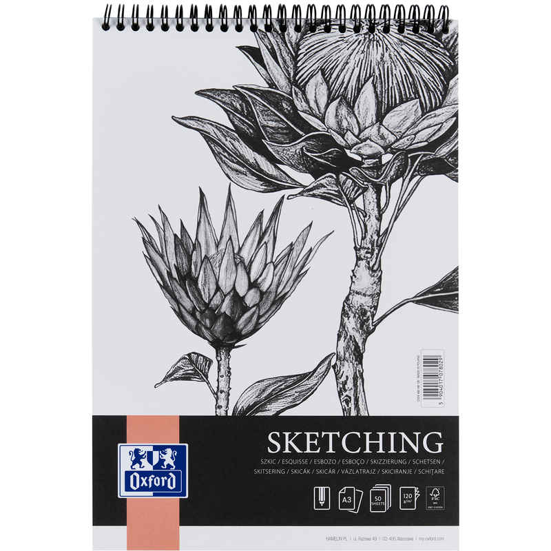 Oxford Skizzenblock Art, A3, blanco