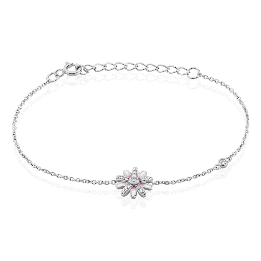 Bracelet Ambrose Argent Bicolore Oxyde De Zirconium