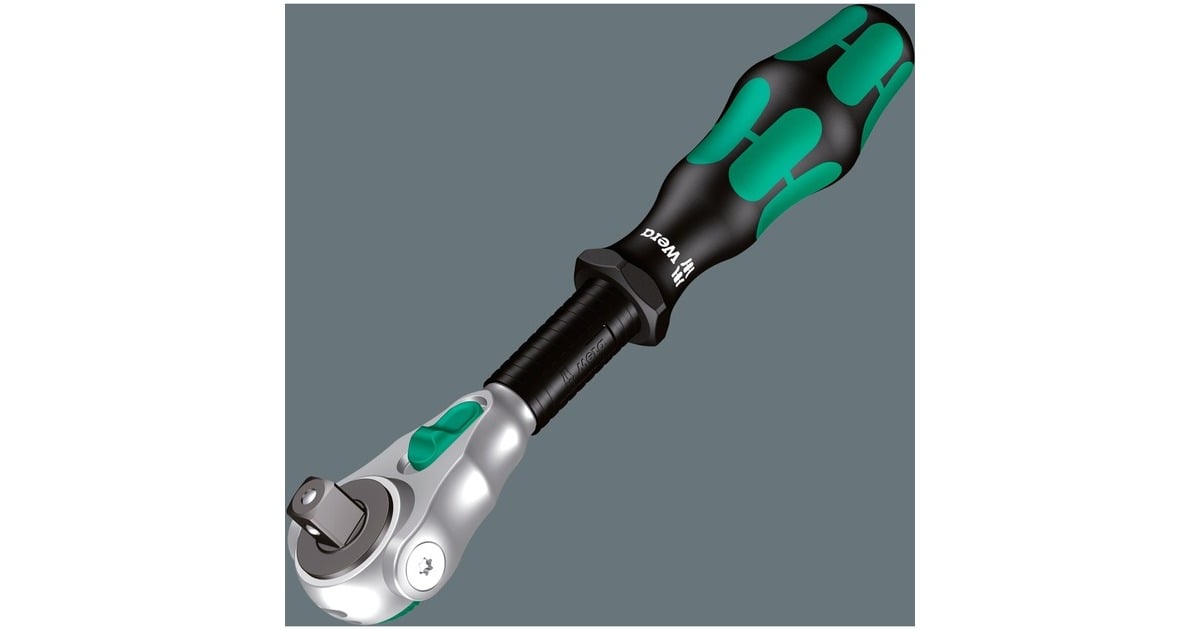 Wera8100 SA/SC 2 Zyklop doppenset gereedschapsset  (Zwart/groen, 43-delig, snelheidsratel met draaibare kop)