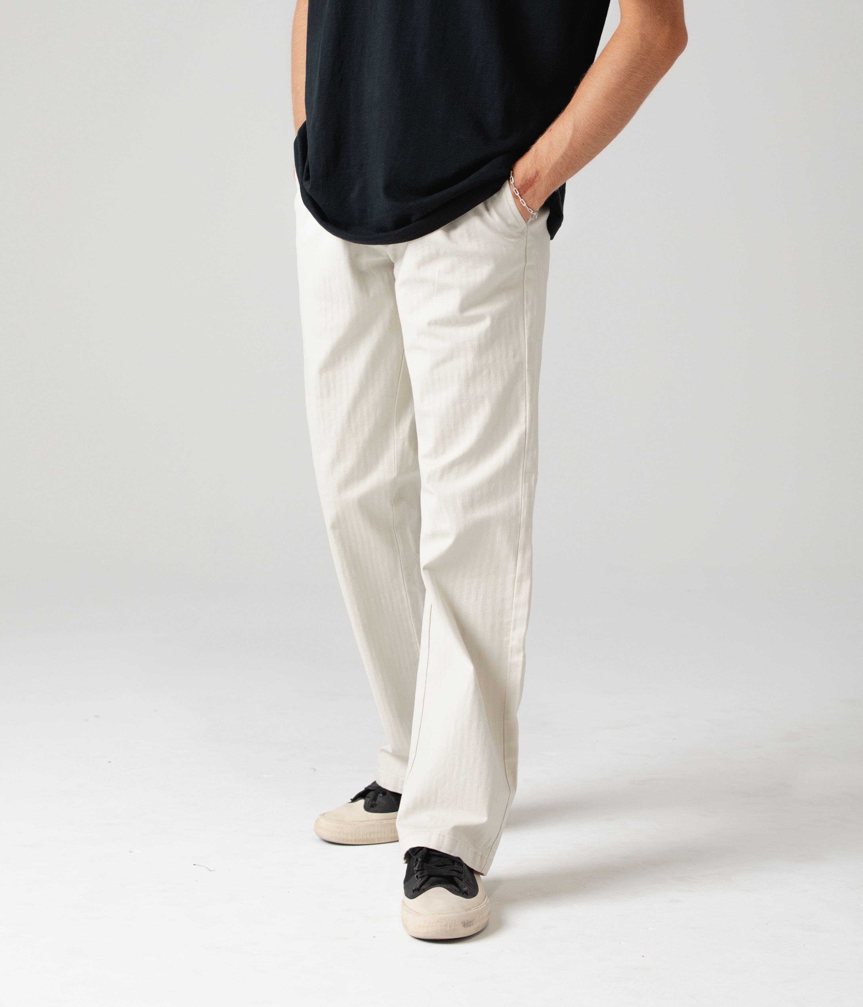 Former Crux Herringbone Pant Ecru
