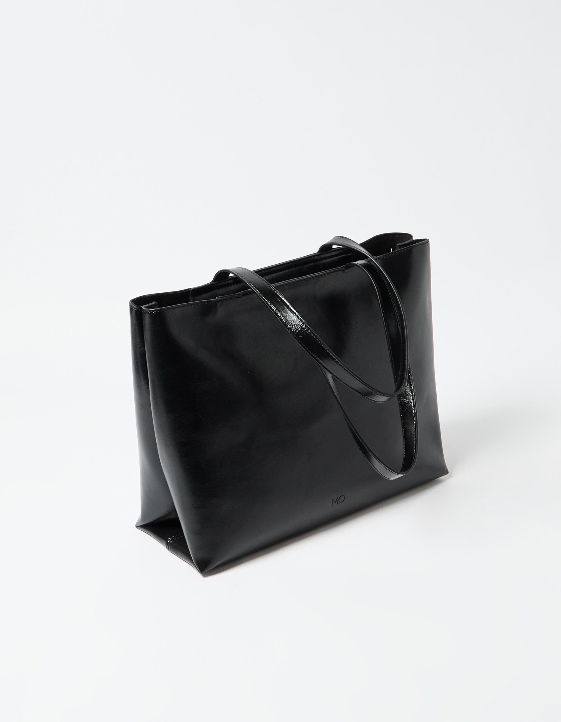 Mala Shopper Básica, Mulher, Preto