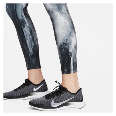 Collant Long Femme Nike Dri-Fit Epic Luxe Noir Blanc