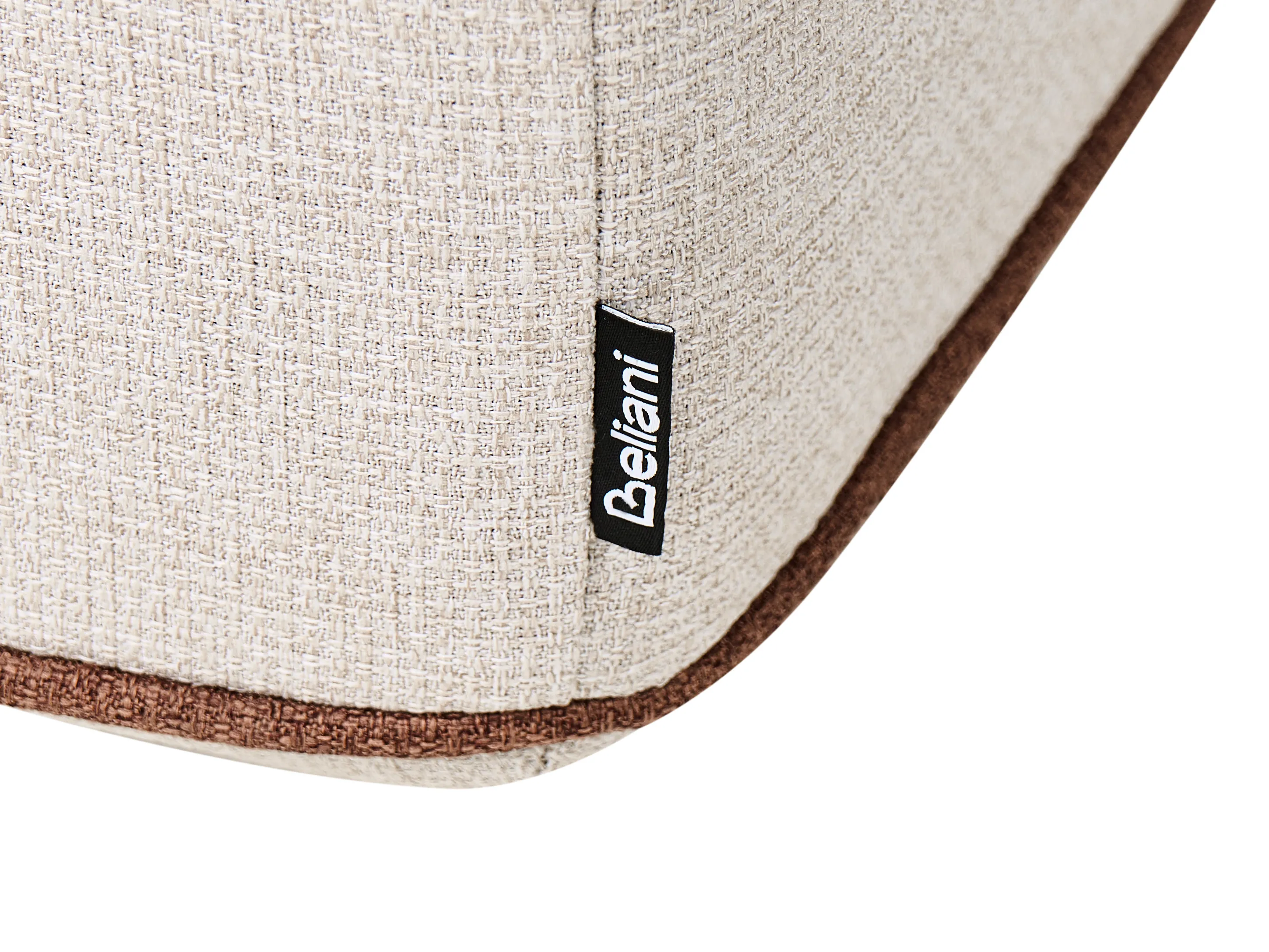 Chaise longue SEILLANS Stof Lichtbeige