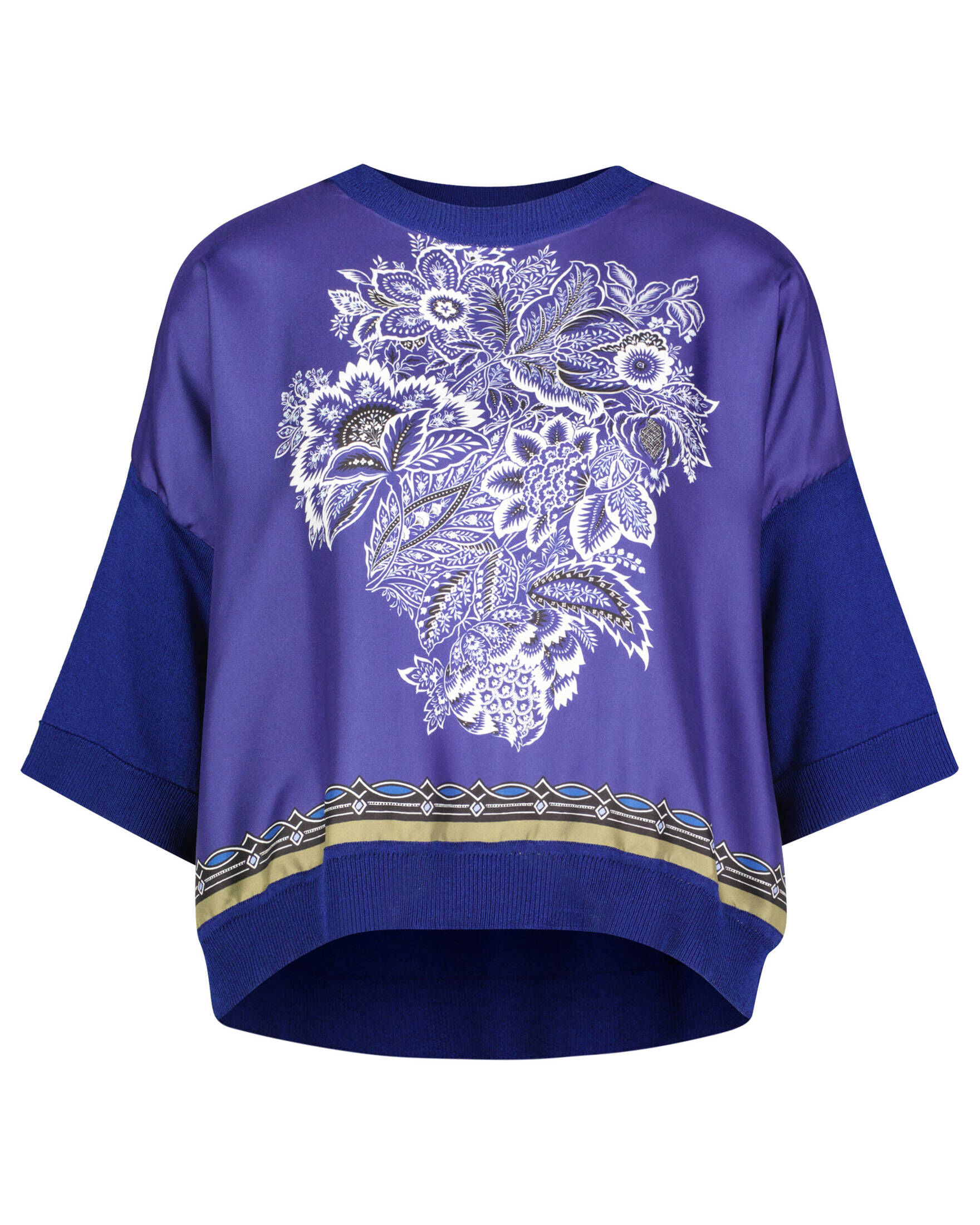 Etro| Damen Feinstrickpullover Kurzarm