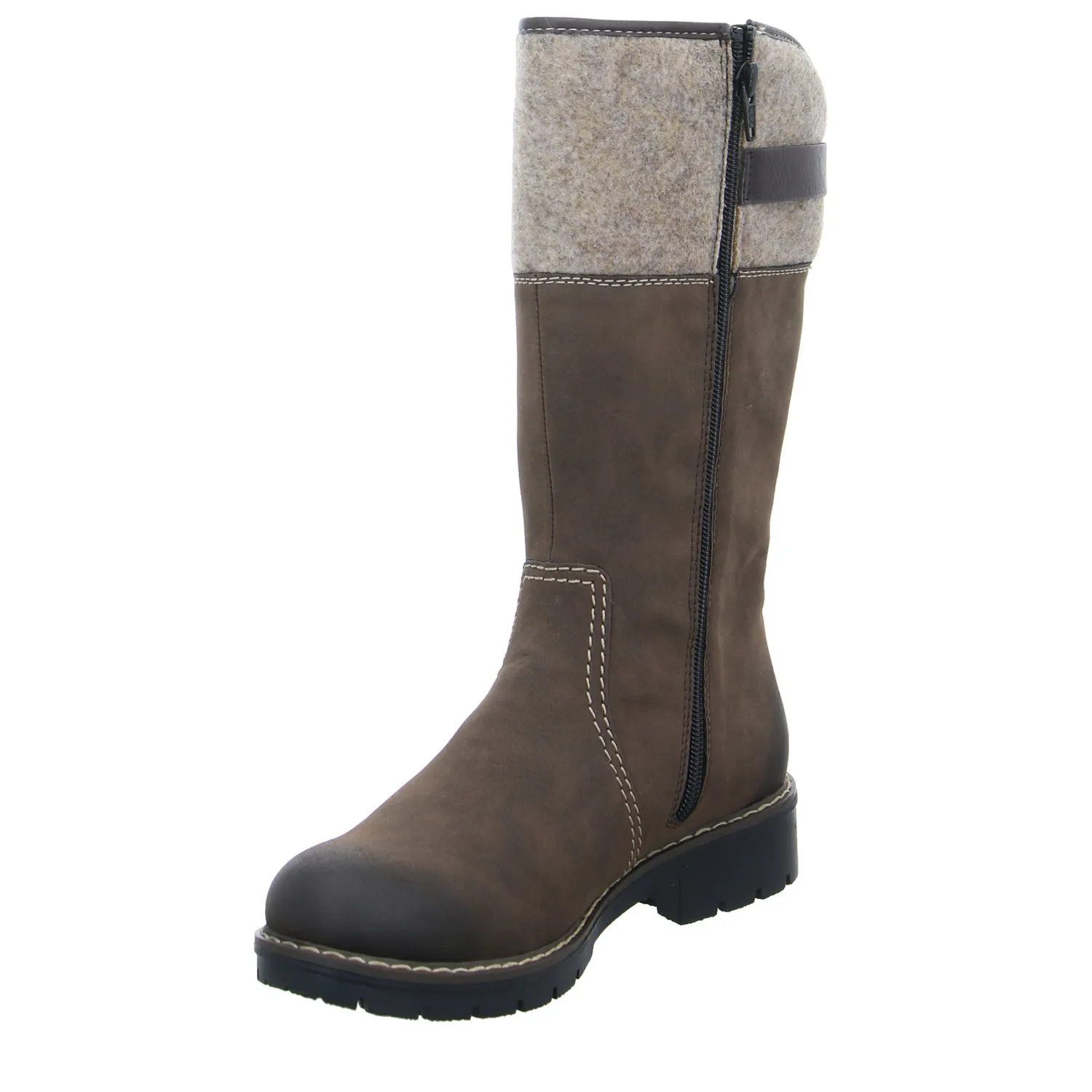 RIEKER Stiefel Braun Lederimitat  mit Rieker-TEX