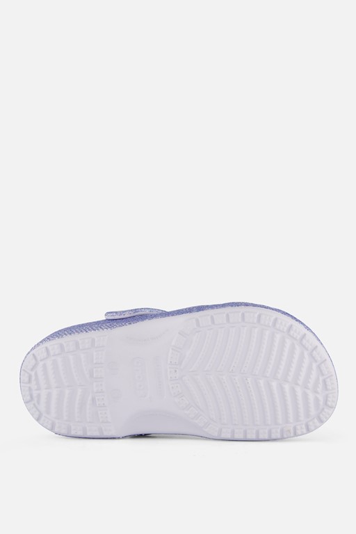 Crocs Classic Glitter Clog Slippers paars