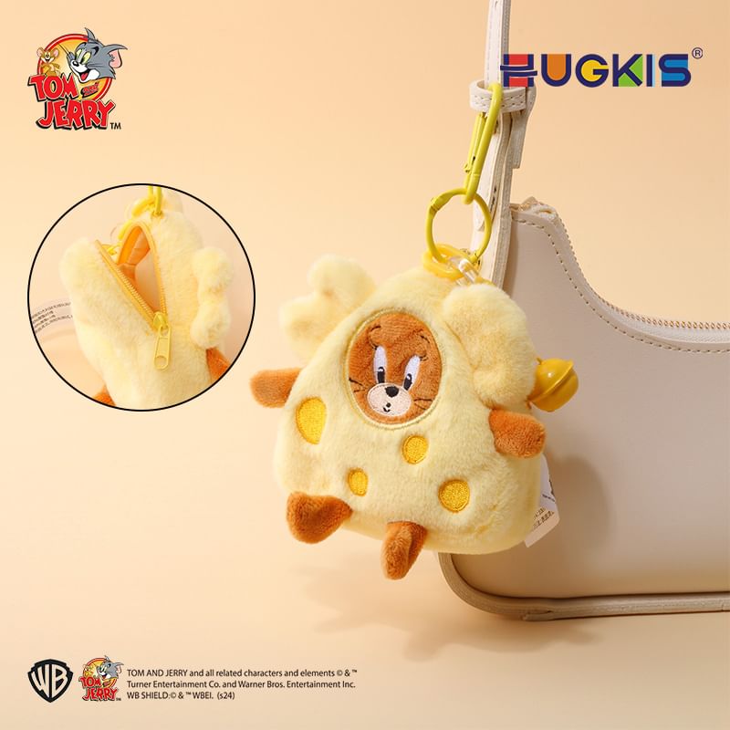 HUGKIS - Tom & Jerry Chenille Crossbody Bag / Telefoonclip Bevestiging / Set (Verschillende Ontwerpen)