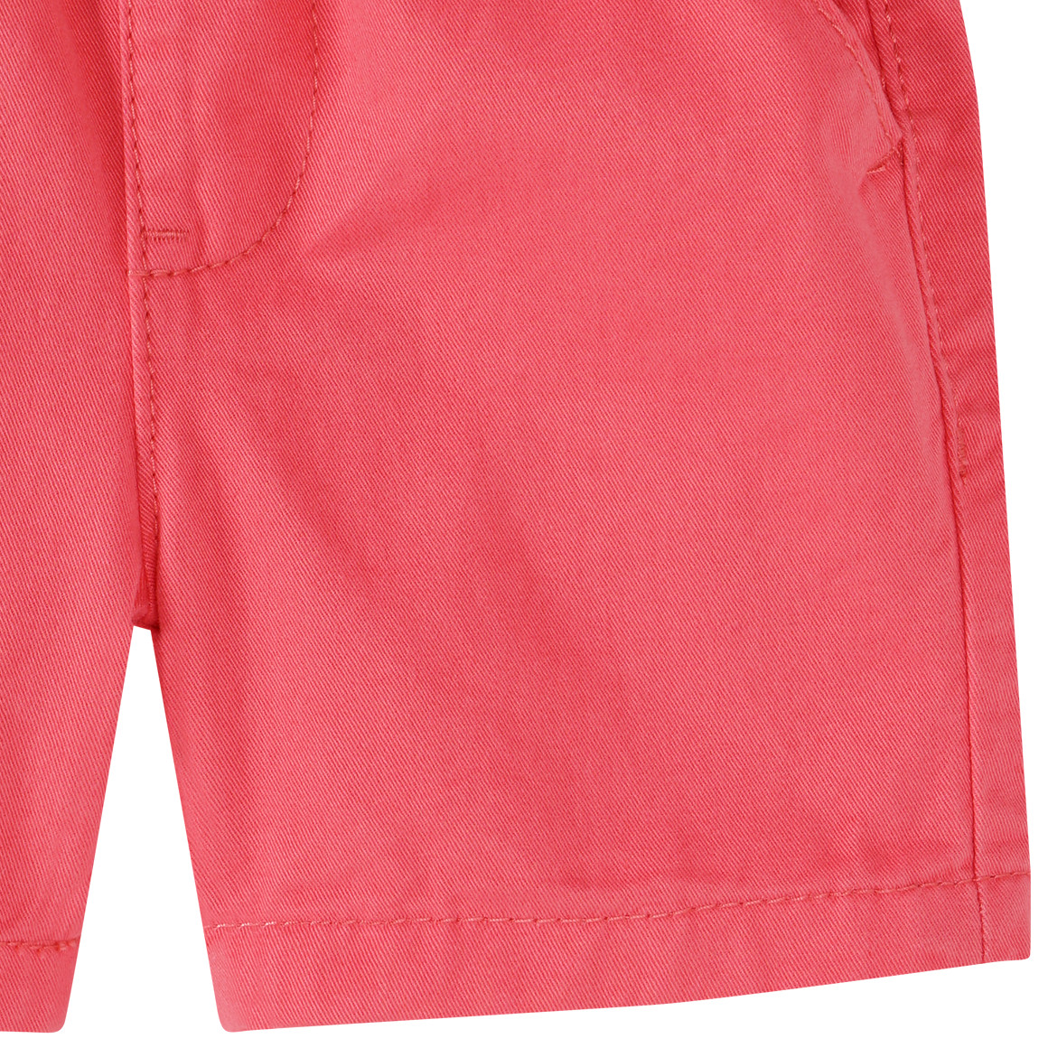 Topomini Baby Shorts in unifarben koralle