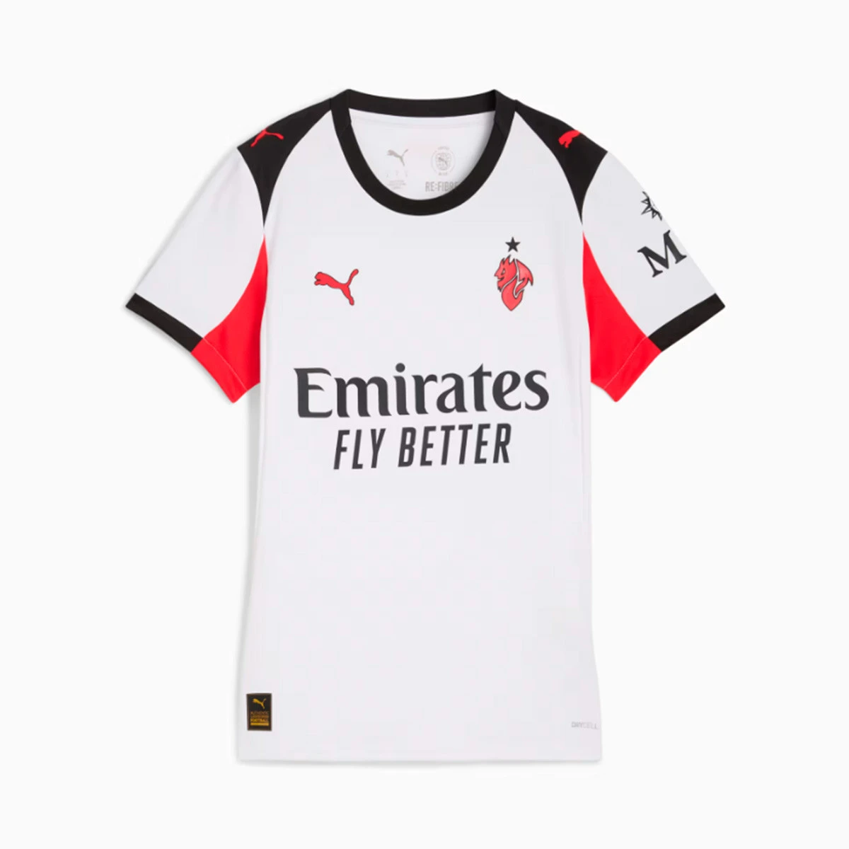 Camisola Puma AC Milan Segundo Equipamento 2025-2026 Mulher