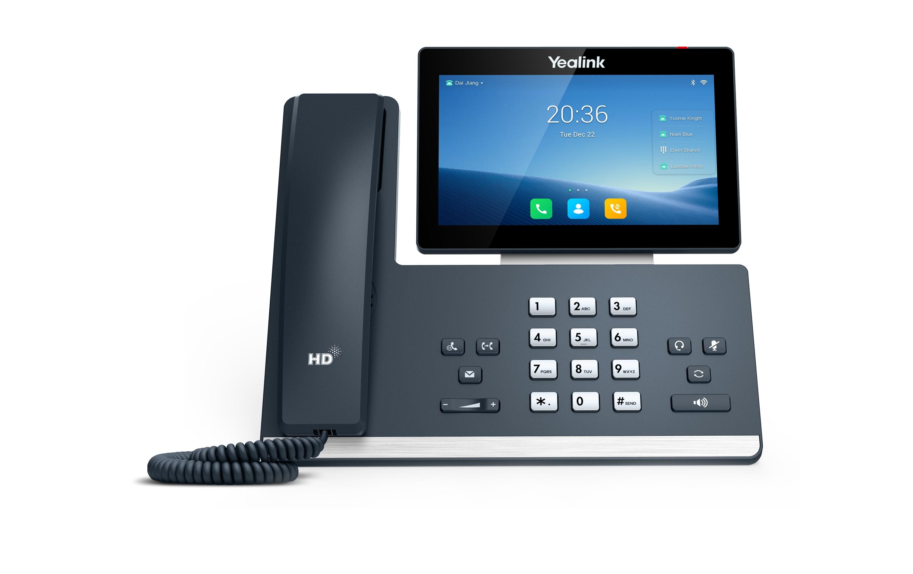 Tischtelefon T58W Grau<br>Elite-Desktop-Kollaborationsgerät