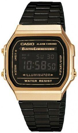 Casio Vintage A168WEGB 1BEF Dameshorloge 36 Zwart