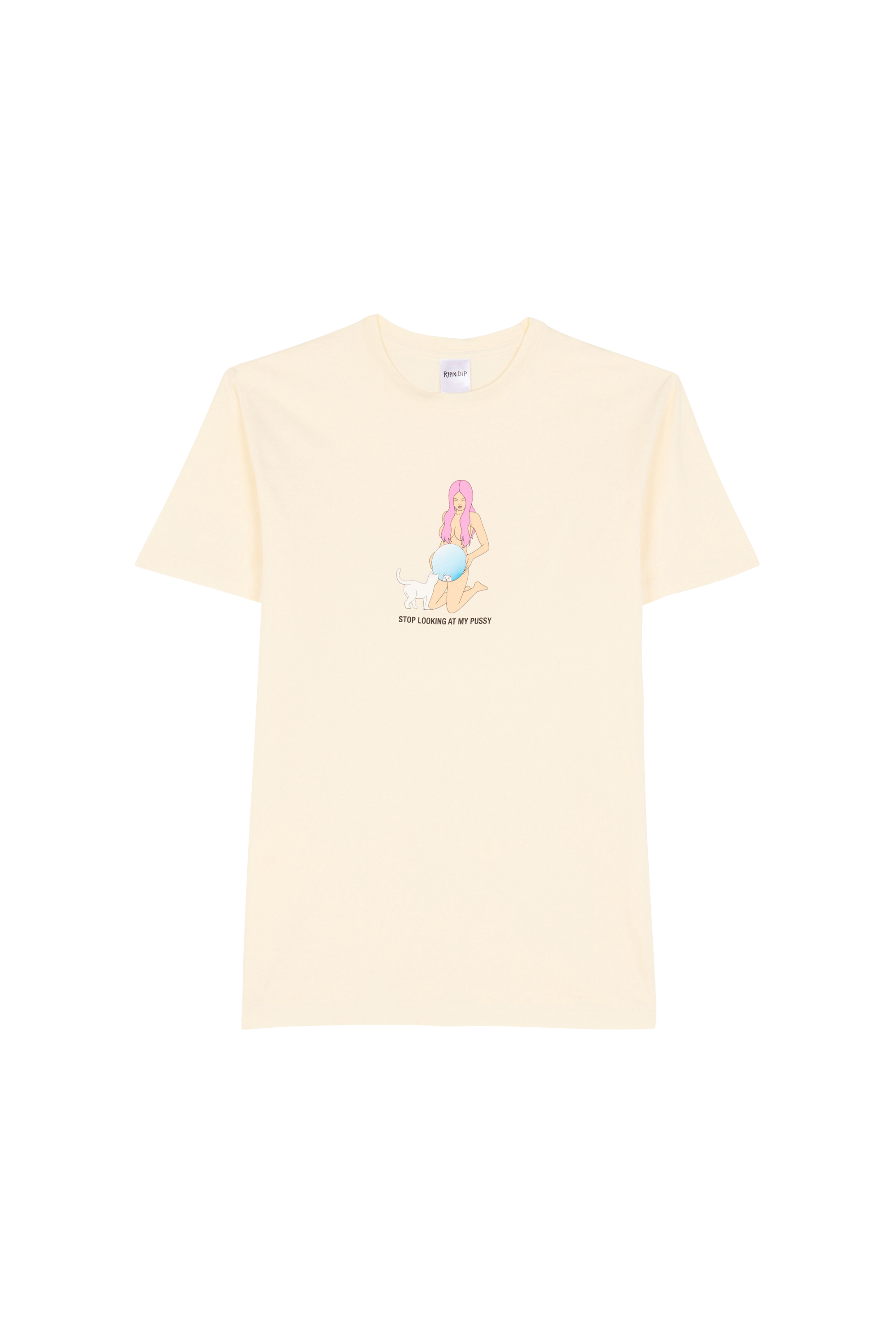 RIPNDIP T-shirt Mirror Mirror Tee Beige