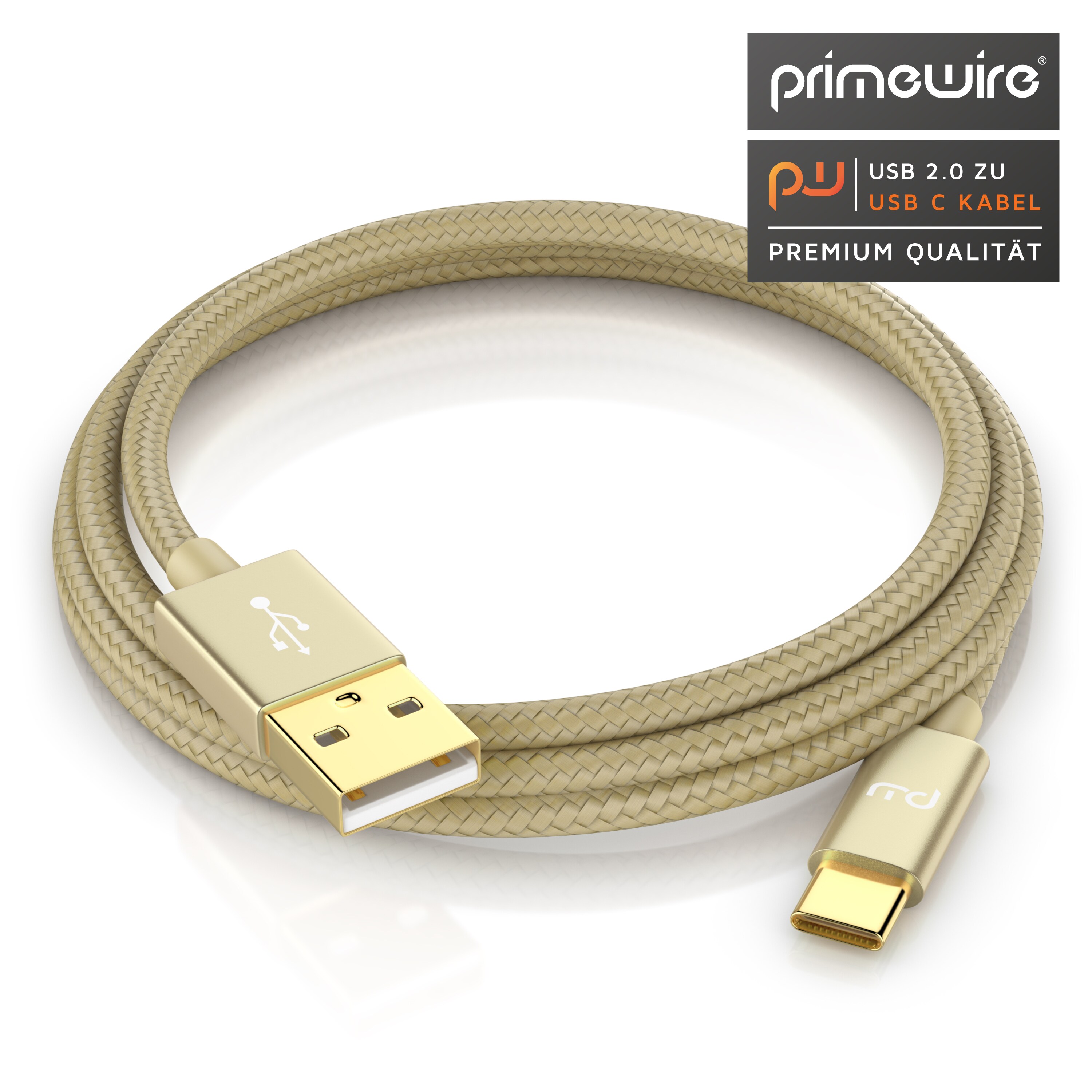 Primewire USB-C 3.1 zu USB 3.0 Typ A Kabel, Ladekabel, Datenkabel, Adapterkabel für Smartphone & Tablet - 1m