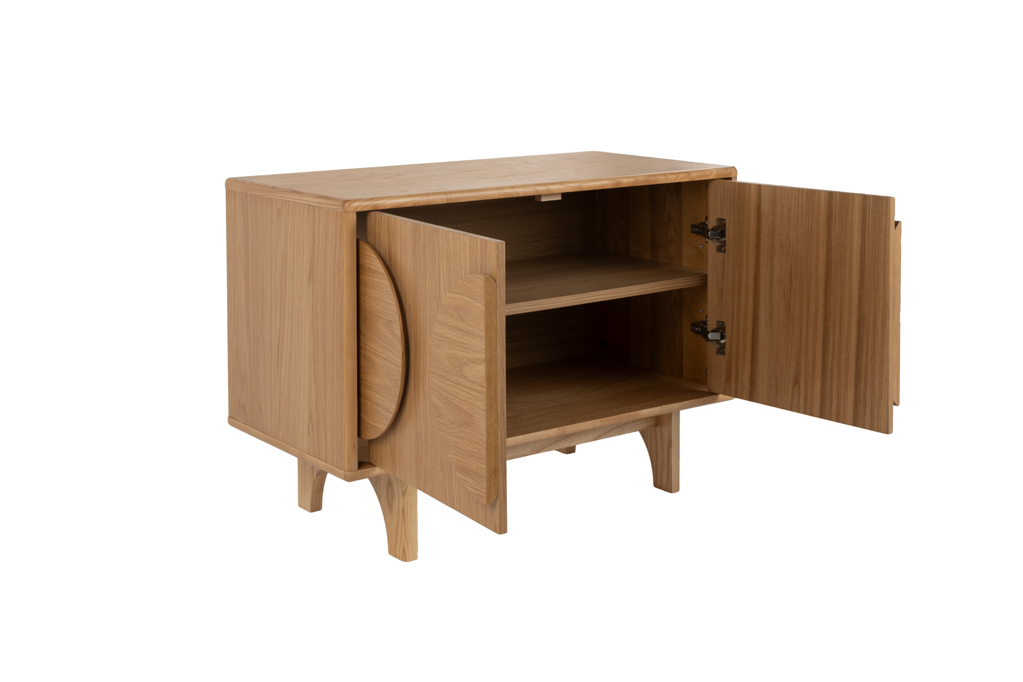 SIDEBOARD GROOVE 2 DOORS NATUREL OAK