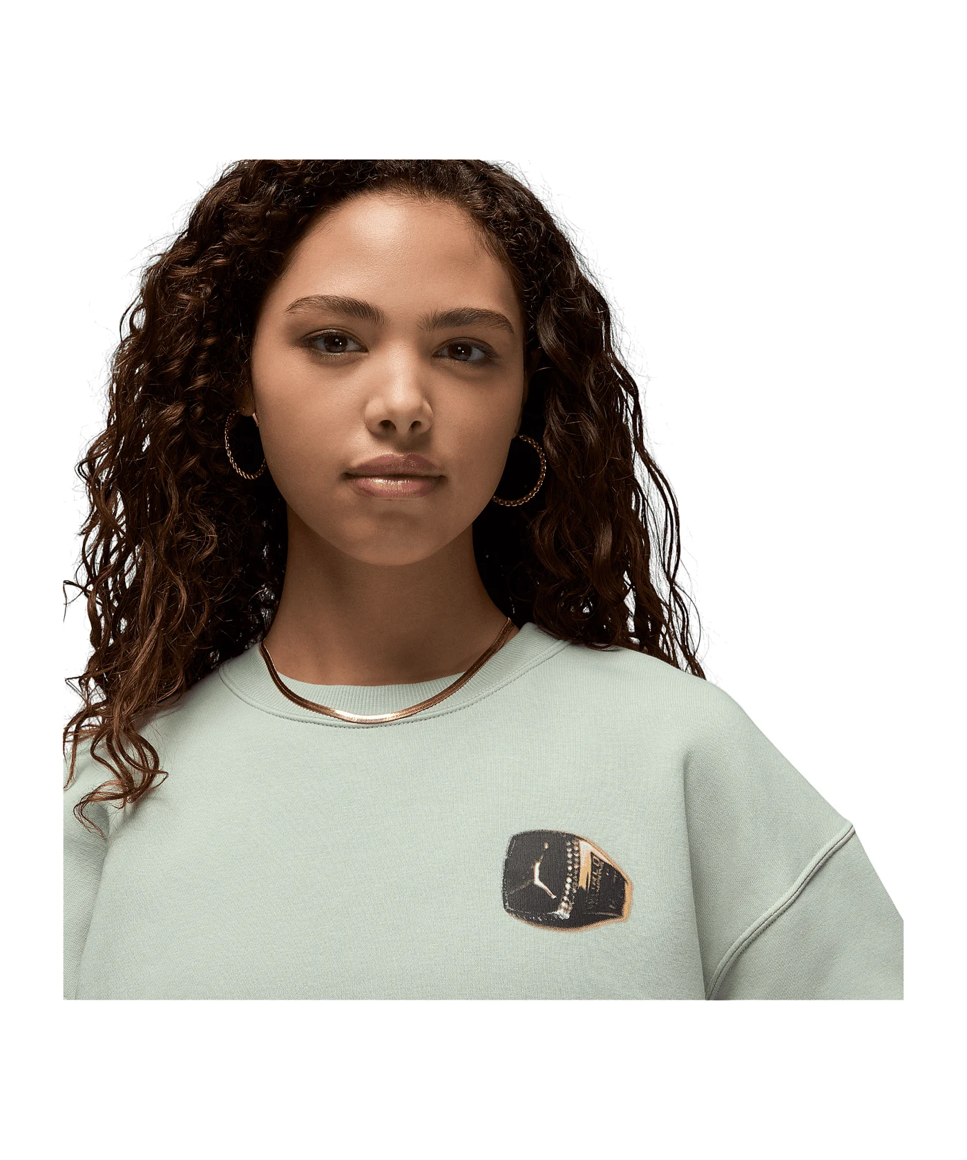 Jordan Brooklyn Fleece Crewneck Sweatshirt Damen Grün F017