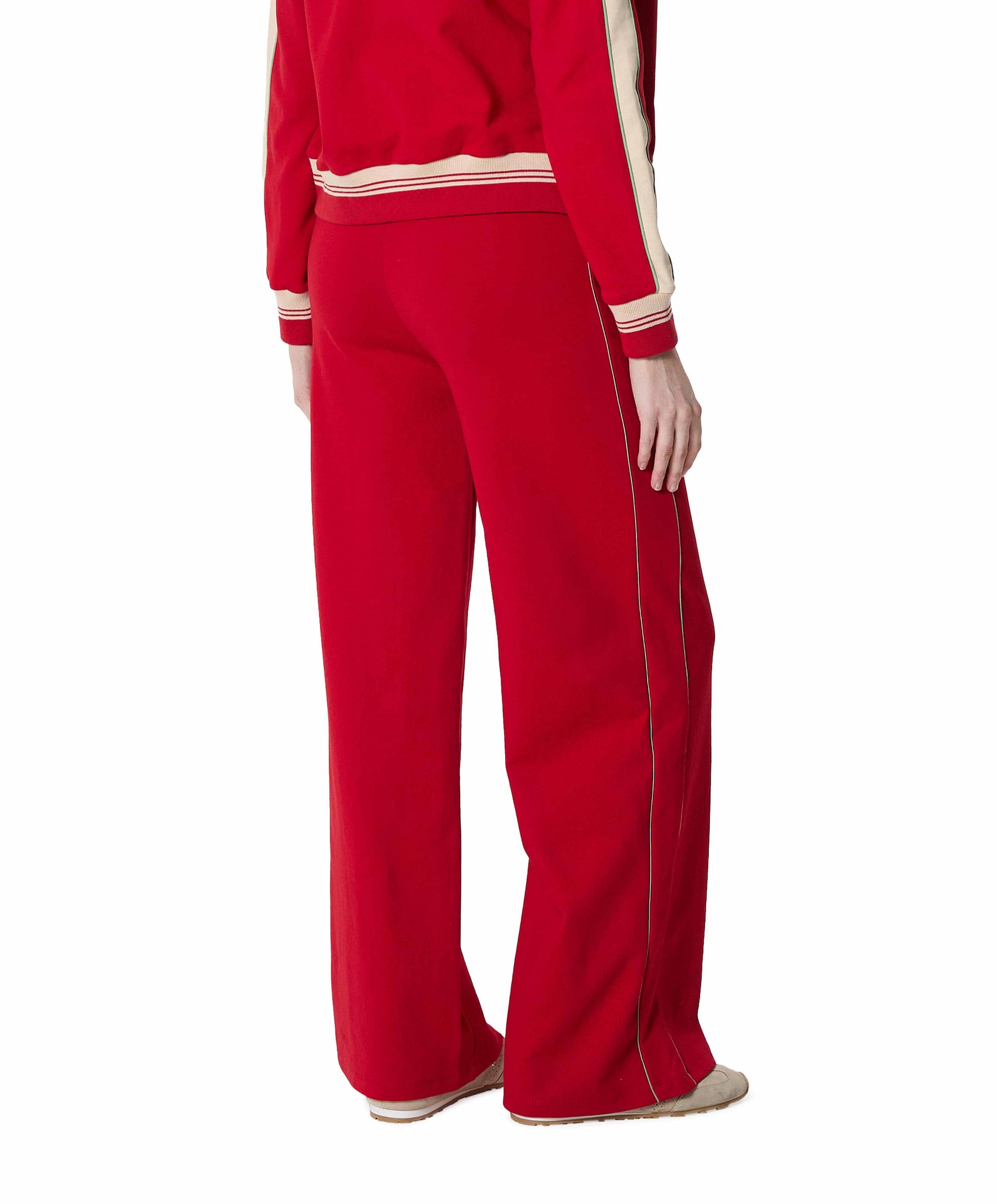 King Louie Daytona Sweat dames broek rood