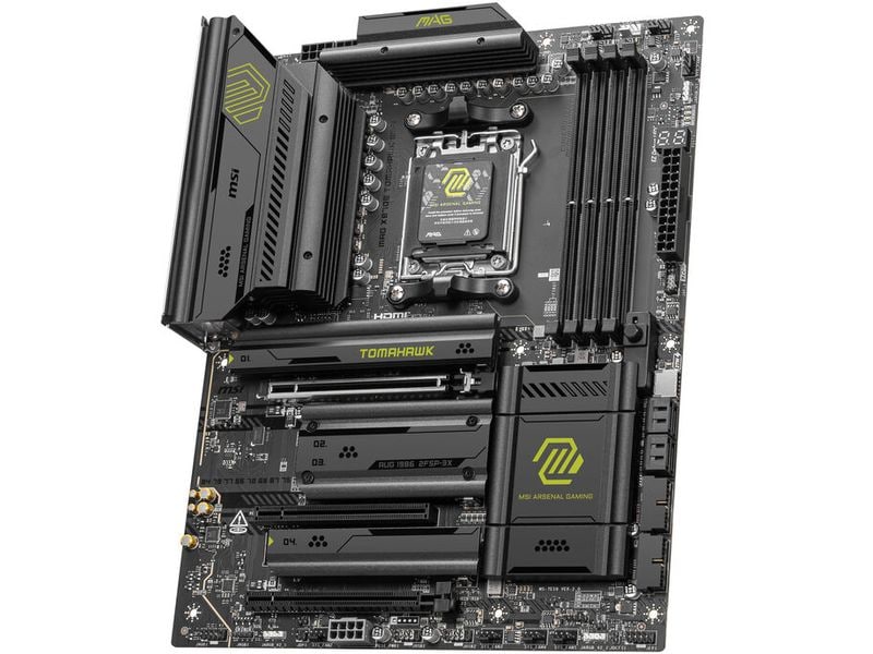 MSI Mainboard MAG X870E TOMAHAWK WIFI MSI MAG X870E TOMAHAWK WIFI Motherboard AMD X870E Sockel AM5 ATX