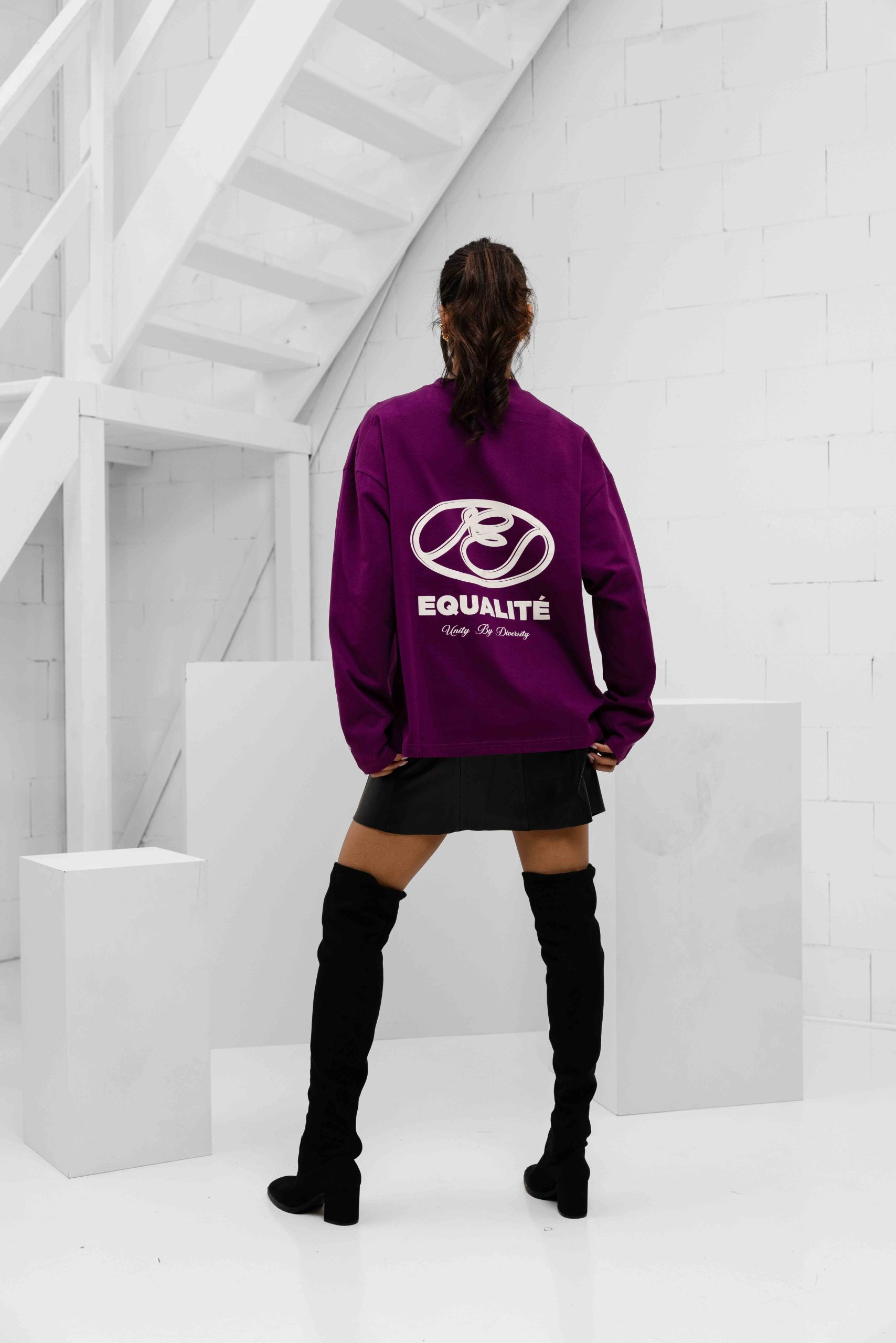 Equalité Arid Longsleeve T-Shirt Dames Paars